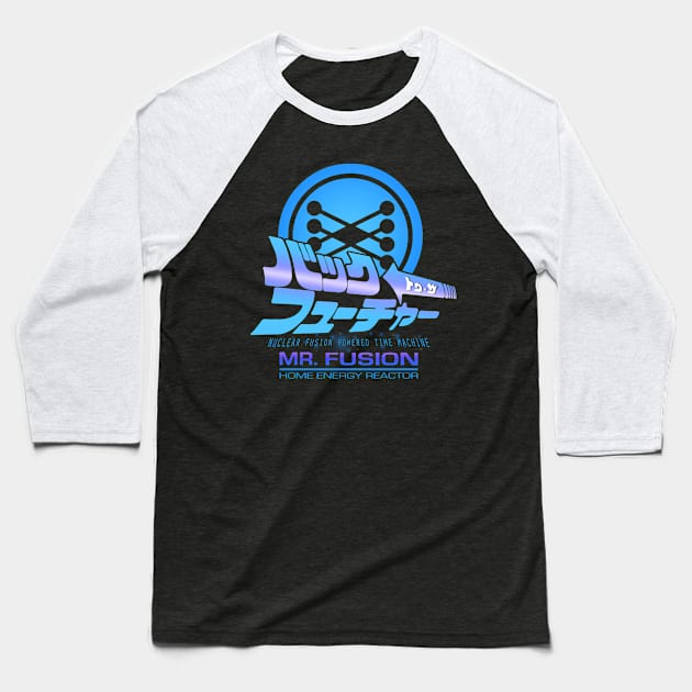 FUSION POWERED 1 Baseball T-Shirt by outlawalien